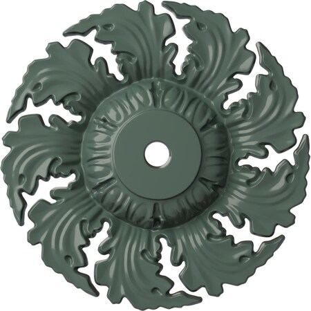 Ekena Millwork Needham Ceiling Medallion (Fits Canopies up to 4 1/4"), Hnd-Painted Cloud Burst, 14 5/8"OD x 2 1/4"P CM14NECBF